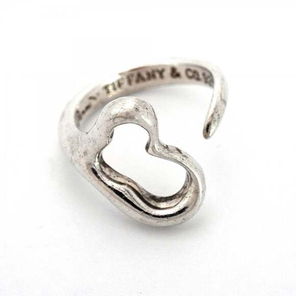 Tiffany Heart Ring, Silver 925, Size 10, Women's, P2125068